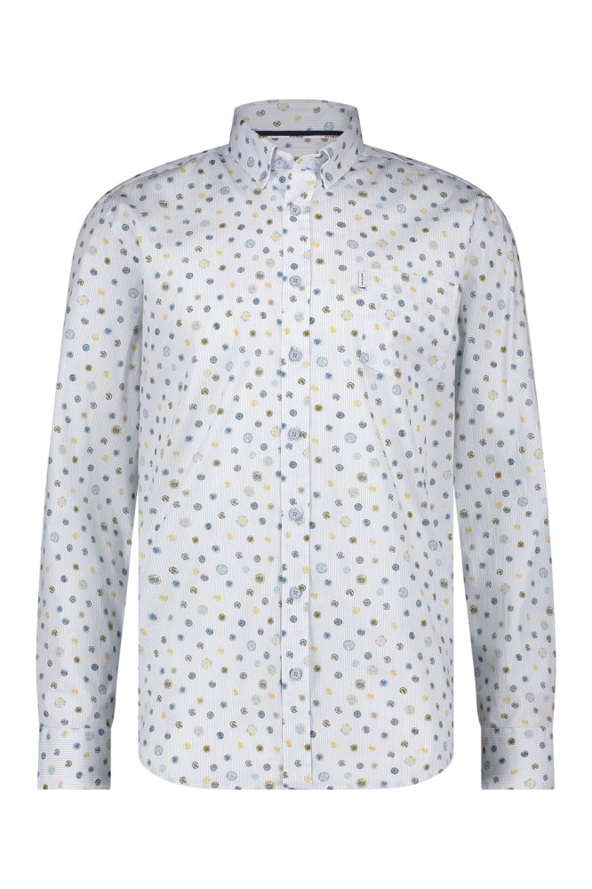 POPLIN OVERHEMD MET STREEPDESSIN 21215262 1156